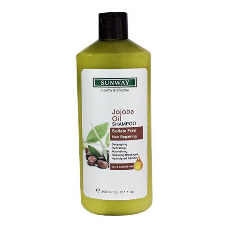 شامپو موهای خشک و رنگ شده سان وی (روغن جوجوبا )