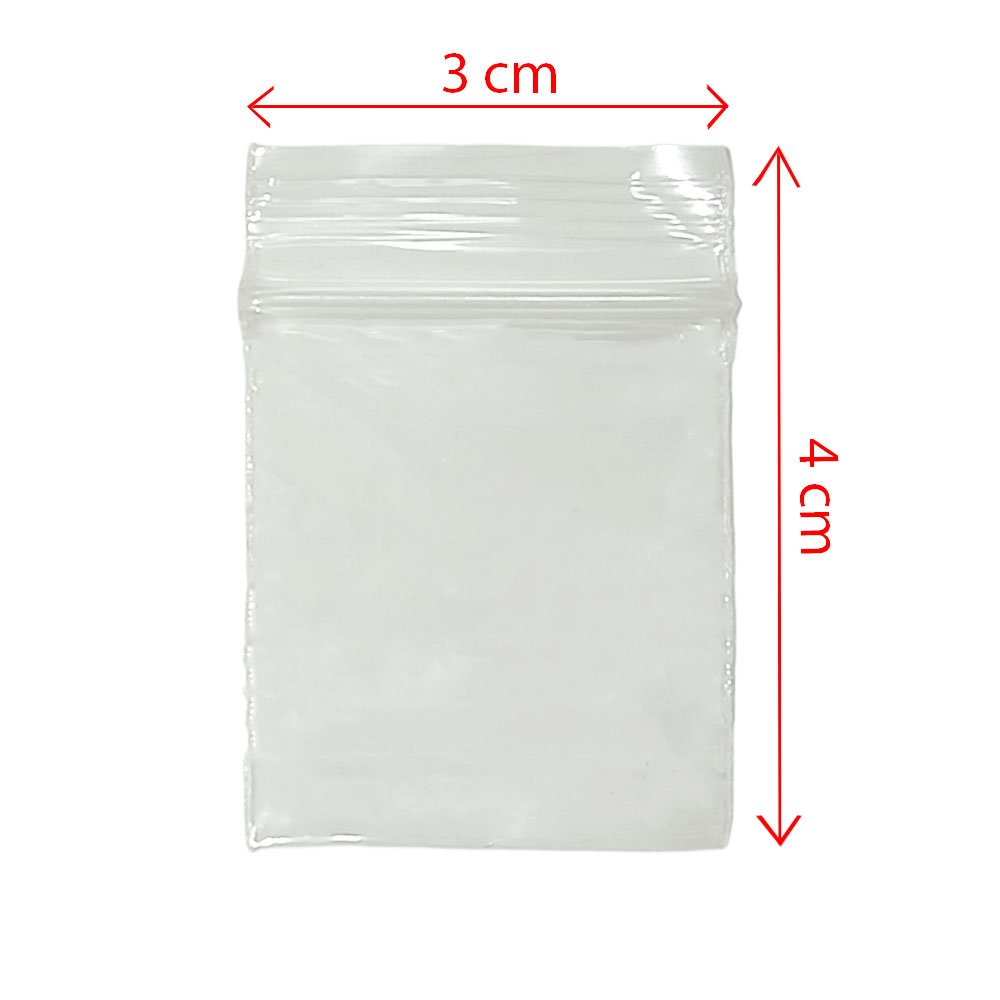 زیپ کیپ سایز 3*4 بسته 200 عددی