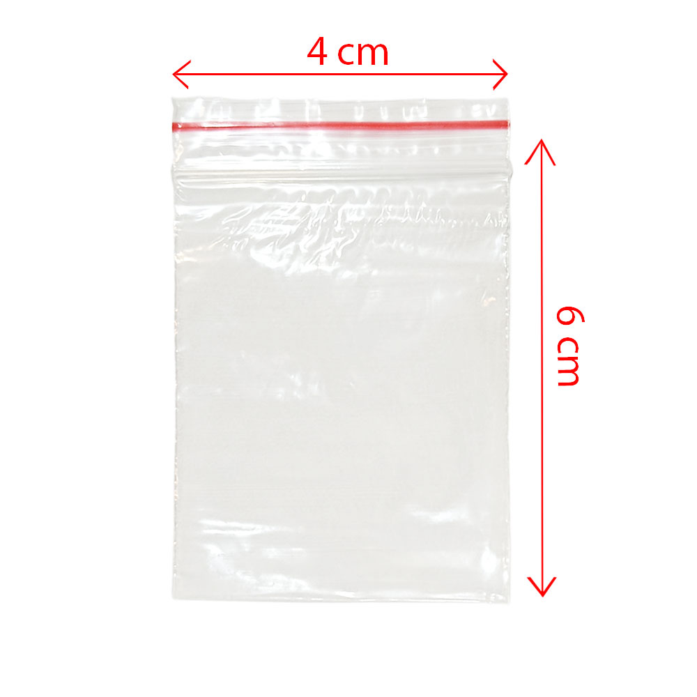 زیپ کیپ سایز 6*4 بسته 500 عددی