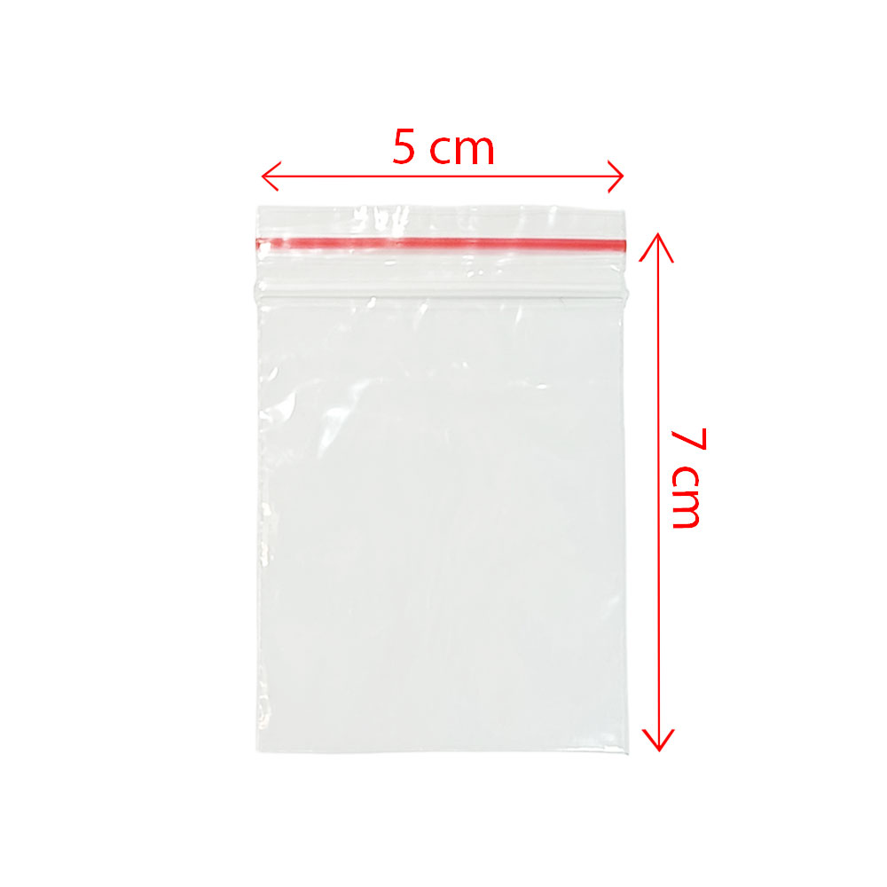 زیپ کیپ سایز 7*5 بسته 200 عددی