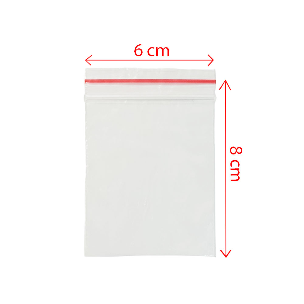 زیپ کیپ سایز 8*6 بسته 50 عددی