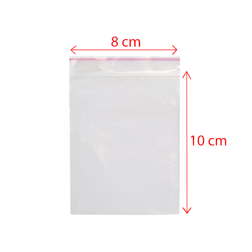 زیپ کیپ سایز 10*8 بسته 25 عددی