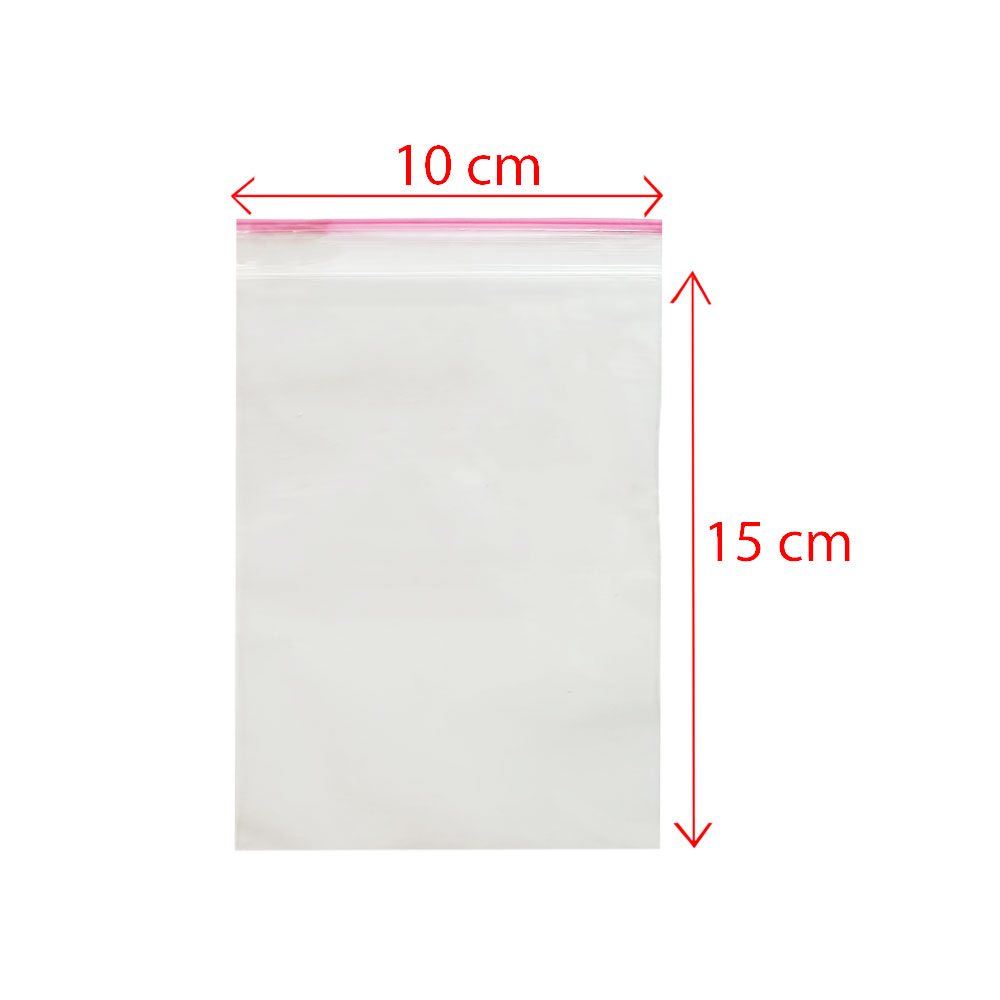 زیپ کیپ سایز 15*10 بسته 200 عددی