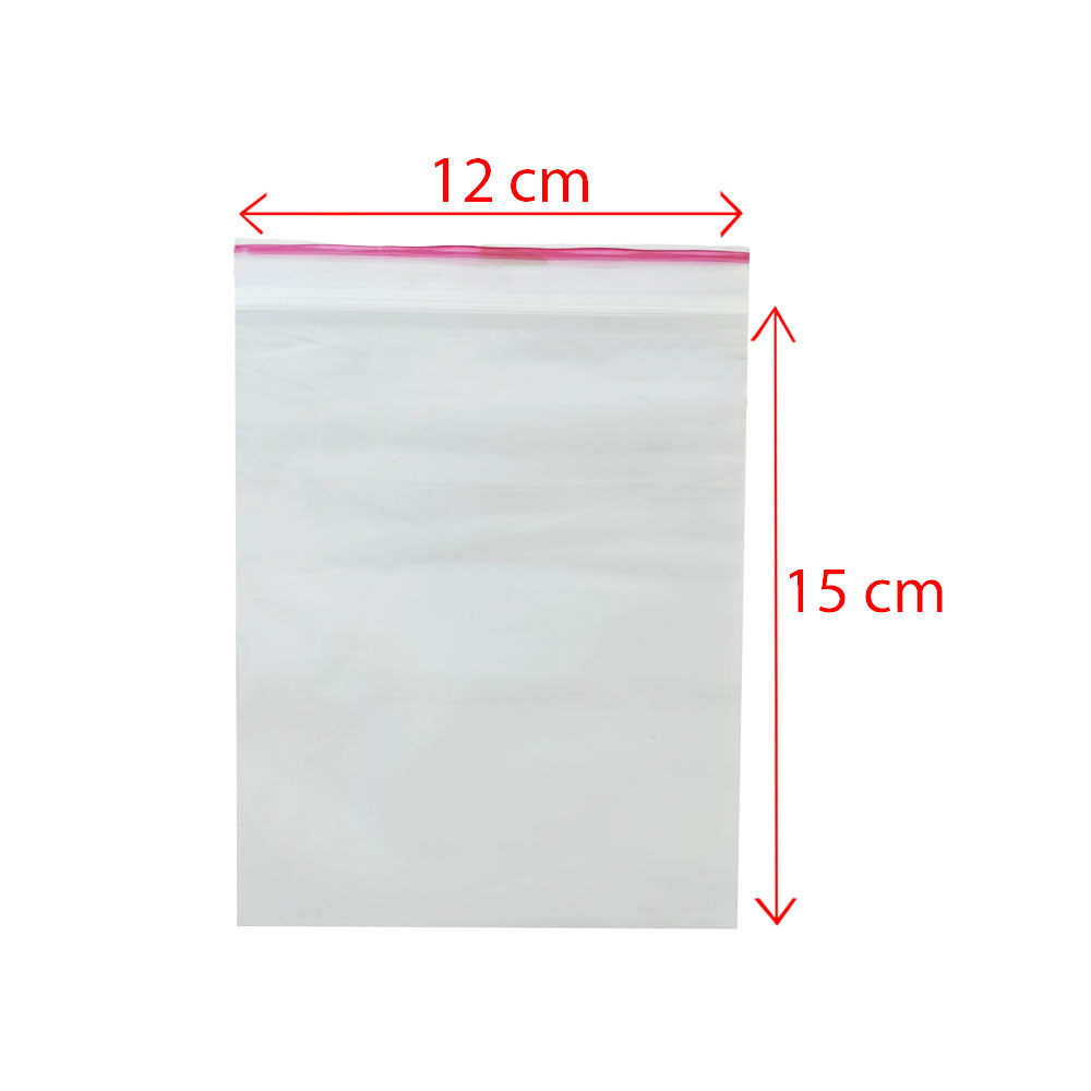 زیپ کیپ سایز 15*12 بسته 100 عددی