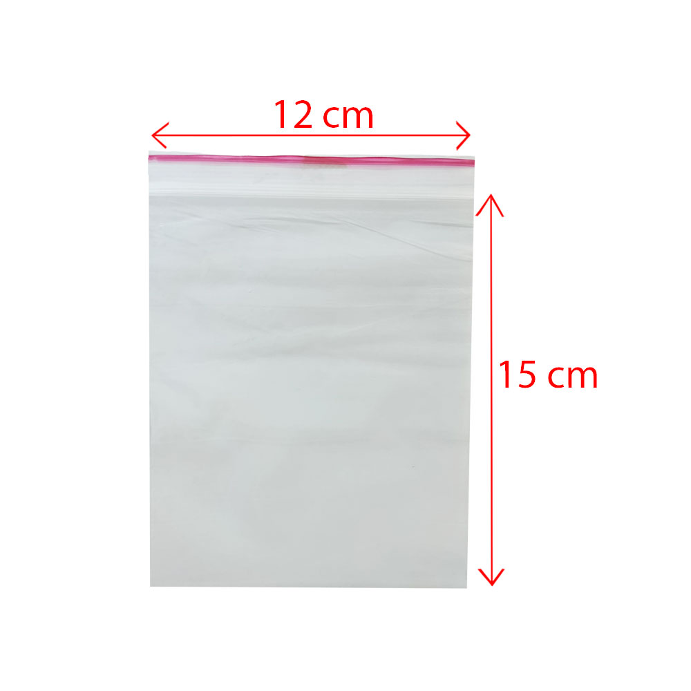 زیپ کیپ سایز 15*12 بسته 100 عددی