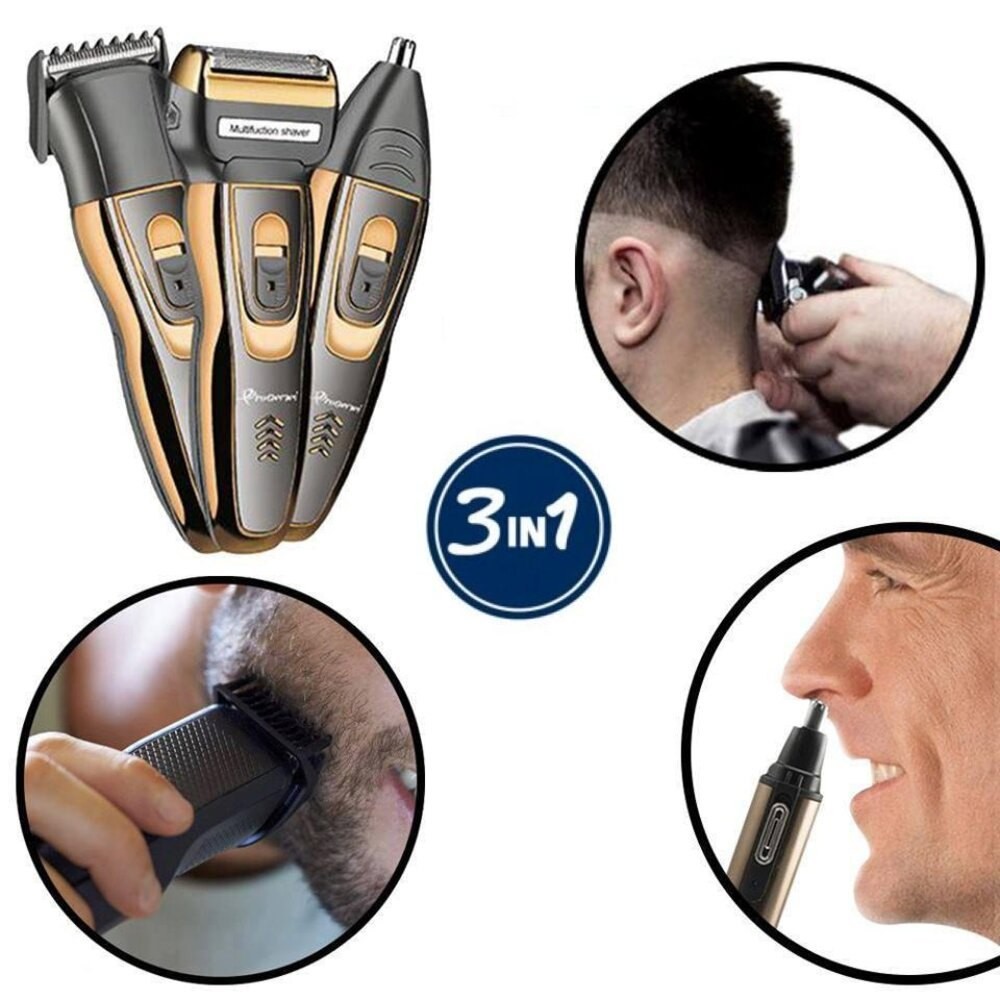 ماشین اصلاح موی صورت 3 کاره جیمی مدل Gm-595