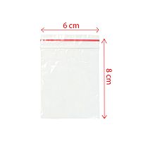 زیپ کیپ سایز 8*6 بسته 25 عددی